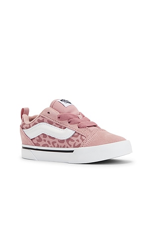 Vans Toddler Knu Skool Elastic Lace in Mauve