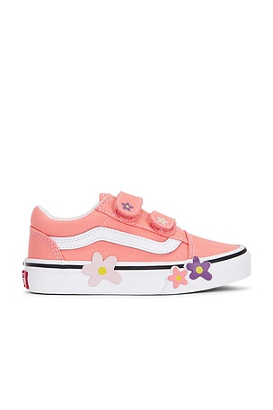 Kids Old Skool V Flower Sneaker Vans