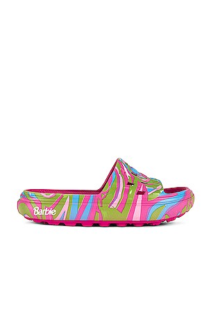 Vans Barbie Slide-On Vr3 Cush in Barbie Trippy Multi | REVOLVE