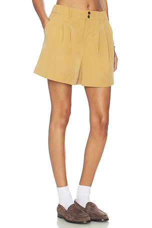 Varley Tansy Woven Short in Tan