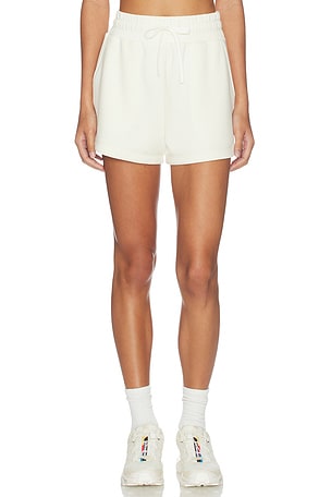 Varley Coulter High Rise Short in Ivory. Size XL. Also