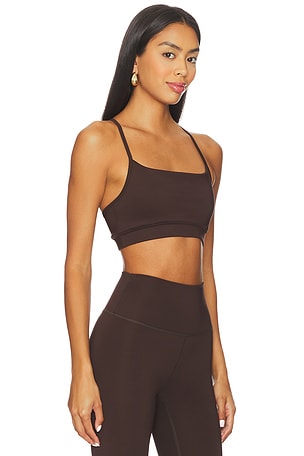 Varley Assure Cerys Sports Bra in Brown