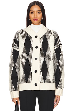 Nancy Jacquard Knit Cardigan Varley