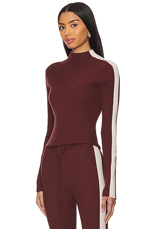 Wilshire Mock Neck Knit Top Varley