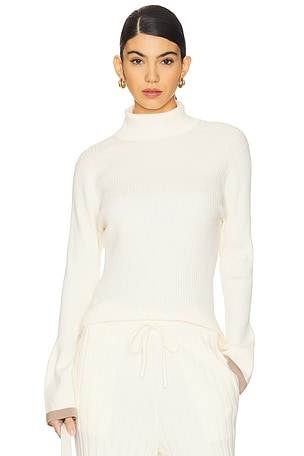 Ravena Rib Knit High Neck Top Varley