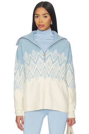 Hedda Fairisle Half Zip Sweater Varley