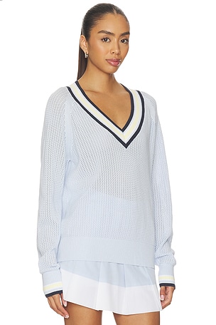 Varley jersey cuello pico maurice en color azul