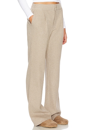 Varley Aberdeen Straight Leg Pant in Taupe