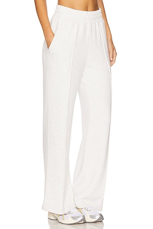 Varley The Wide Leg 30 Pant in Ivory