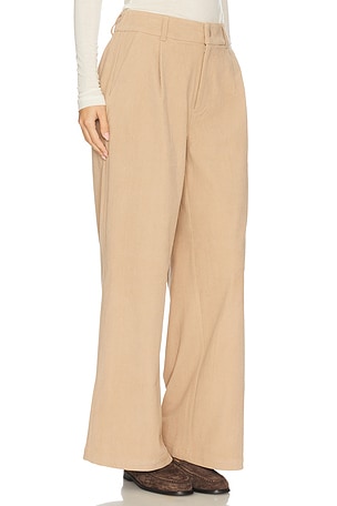 Varley Floris Wide Leg 29.5 Pant in Tan. Size XS. Also