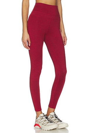 Varley Always Warm Base Layer Legging in Burgundy