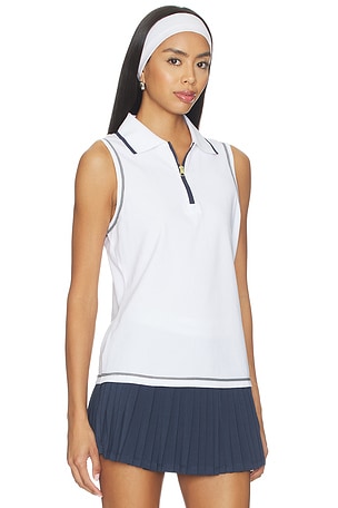 Varley Cammie Performance Tank Top in White