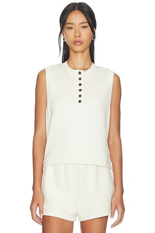 Marla Button Placket Tank Top Varley