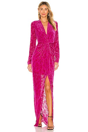 Veronica Beard Ruthie Dress in Magenta | REVOLVE
