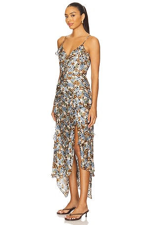 Veronica Beard Avenel Dress in Brown,Blue