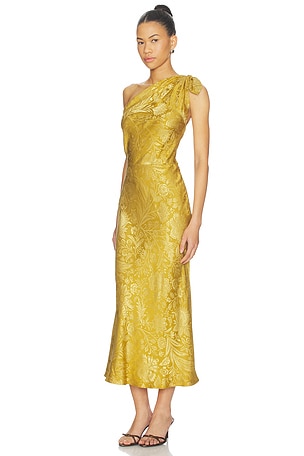 Veronica Beard Grycen Dress in Metallic Gold. Size 00. Also