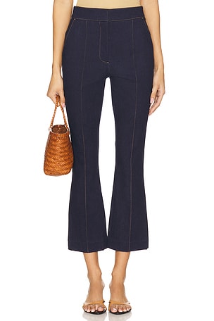 PANTALON CROPPED EN DENIM TANI Veronica Beard