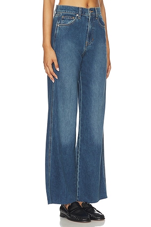 Veronica Beard Taylor Cropped Wide Leg in Blue. Size 30. Also