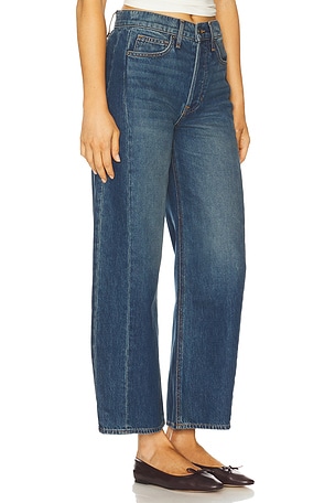 Veronica Beard Ryder High Rise Barrel Leg in Blue. Size 30. Also