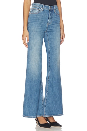 Veronica Beard Joplin High Rise Wide Flare in Blue