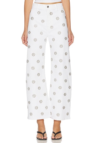 Grant High Rise Wide Leg Crop Veronica Beard