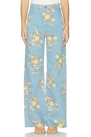 Taylor High Rise Wide Leg Jeans Veronica Beard