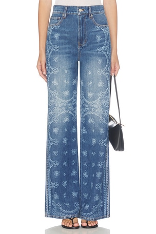 Taylor High Rise Wide Leg Jeans Veronica Beard