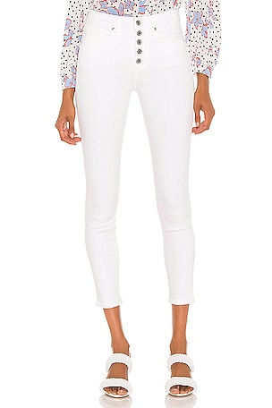 Veronica Beard Debbie Ankle Skinny High Rise White shops Jean 29 / 8