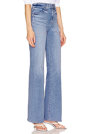 Veronica Beard Crosbie High Rise Skinny Flare Jeans in Denim-Light