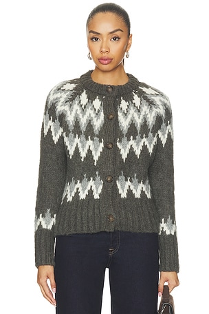 Christina Fairisle Cardigan Veronica Beard