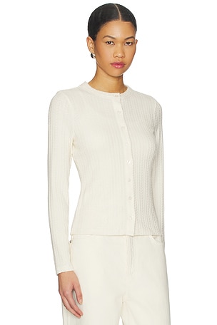 Veronica Beard Lira Cardigan in Ivory