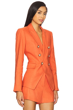 Veronica Beard Miller Dickey Jacket in Orange