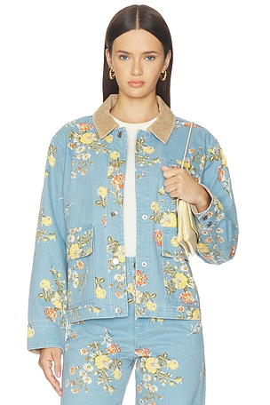 Leighton Jacket With Cord Collar Veronica Beard