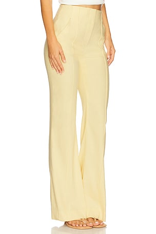 Veronica Beard Komi Pant in Lemon