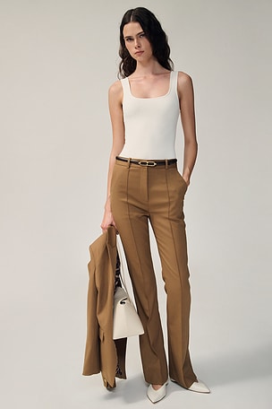 Gracie Pant With Belt Veronica Beard