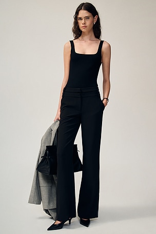 Tonelli Pant With Double Waist Veronica Beard