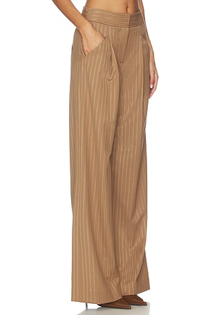 Veronica Beard Rimini Pant in Brown