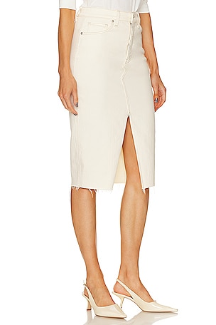 Veronica Beard Breves Midi Skirt in Ivory