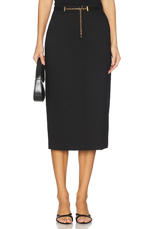Hoffman Skirt With Belt Veronica Beard