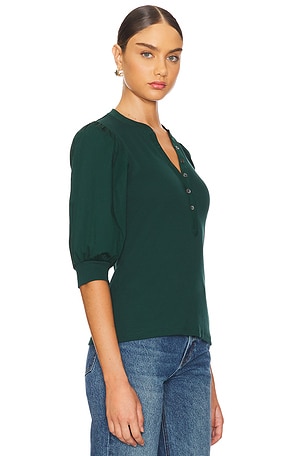 Veronica Beard Coralee Top in Green