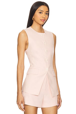 Veronica Beard Lois Vest in Blush