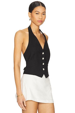 Veronica Beard Arabella Vest in Black
