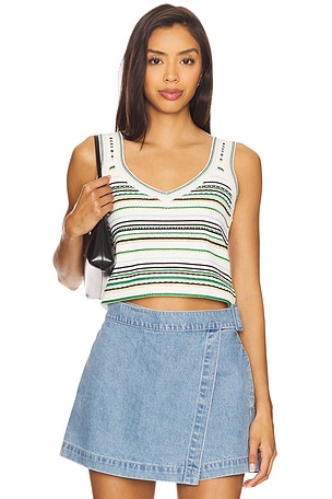Carlin Knit Tank Veronica Beard