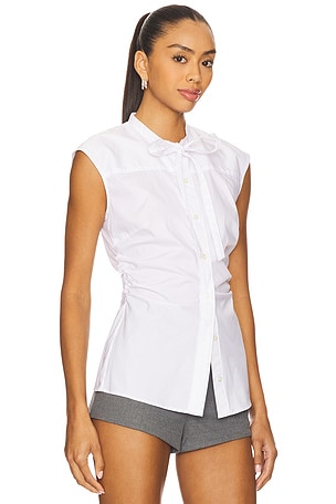 Veronica Beard Joon Top in White. Size 8. Also