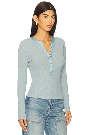 Veronica Beard Drexler Top in Blue