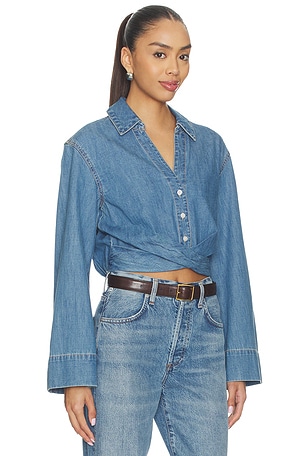 Veronica Beard Timothy Shirt in Blue