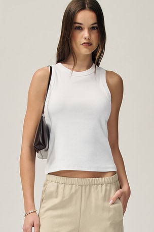 Cropped Jordyn Tank Top Veronica Beard