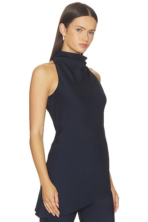 Veronica Beard Radford Tunic Top in Navy