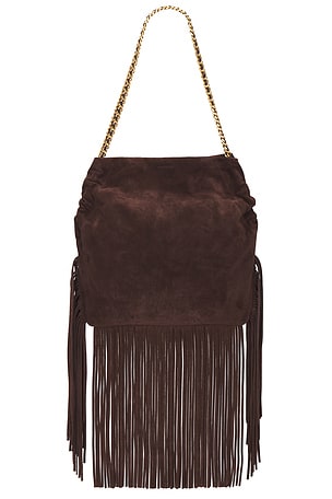 Fringe Slouch Shoulder Bag Veronica Beard