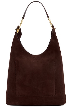 Veronica Beard Suede Jour Bag in Brown